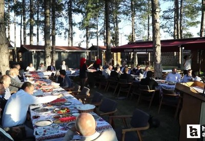 Ankara Çubuk'ta Kaymakam Keleş’e veda yemeği yapıldı