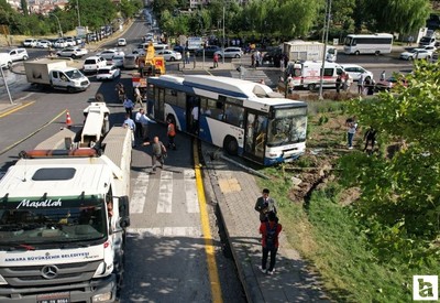 Ankara Keçiören'deki otobüs kazasının görgü tanığı konuştu! Şoför ani frenle manevra yaptı