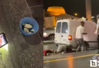 Otomobilin altına giren kediyi böyle kurtardılar!