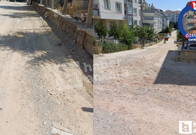 Etimesgut Ülkü Yolu caddesi sakinleri asfalt atılmayan yol ve elektrik kesintisi mağduriyeti yaşıyor
