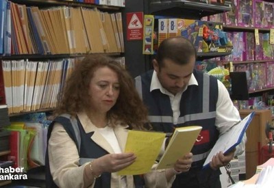 Ticaret Bakanlığı'ndan Ankara dahil yurt genelinde eş zamanlı kırtasiye ürün denetimi