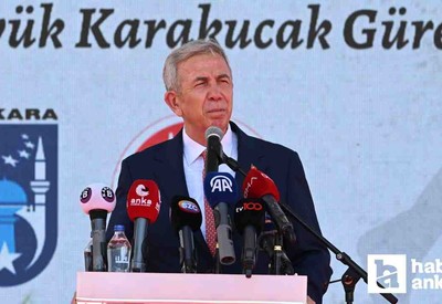 ABB Başkanı Yavaş Taha Akgül Karakucak Güreşleri organizasyonuna katıldı