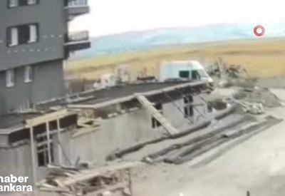 Ankara Sincan'da inşaattan malzeme çalan hırsızlar kameraya yakalandı
