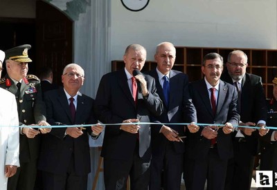 Cumhurbaşkanı Erdoğan, Ankara'da Kara Harp Okulu Camisi'ni açtı