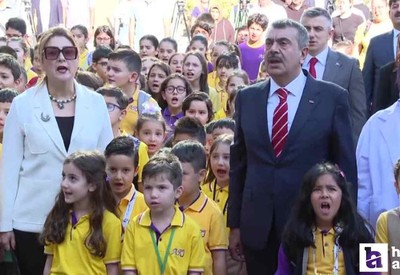 Bakan Tekin Arjantin İlkokulu'nda 2024- 2025 Eğitim Öğretim Yılı Açılış Töreni'ne katıldı