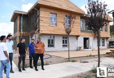 Pursaklar Belediyesi ve TOKİ iş birliğiyle Millet Bahçesi yapımı devam ediyor