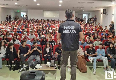 Ankara Beypazarı'nda öğrencilere madde bağımlılığından korunmanın yolları anlatıldı!