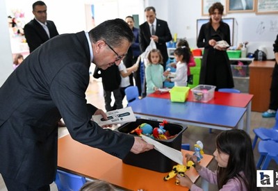 Altındağ Belediye Başkanı Tiryaki'den öğrencilere diş sağlığı seti