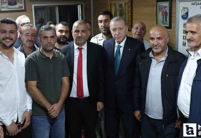 Cumhurbaşkanı Erdoğan Ankara'da hastane ve taksi durağı ziyareti yaptı