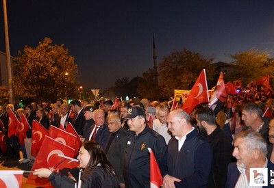 Polatlı'da "Cumhuriyete Saygı Yürüyüşü" yoğun katılımla gerçekleştirildi