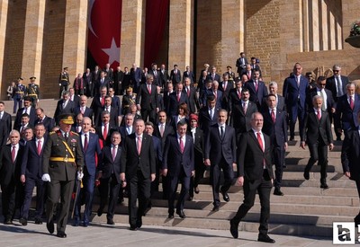 Devlet Erkanı 29 Ekim'de Anıtkabir'e çıkarma yaptı