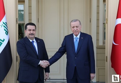 Cumhurbaşkanı Erdoğan ve Irak Başbakanı El Sudani bir araya geldi