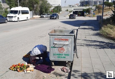 Ankara Çankaya'da dilencinin para toplama numarası pes dedirtti