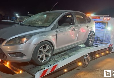 Ankara'da çalıntı araçla polisten kaçarken kaza yaptı