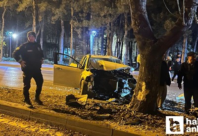 Çubuk’ta 2 araç çarpıştı: 5 yaralı