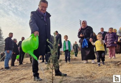 Altındağ Belediyesi 11 Kasım'da yüzlerce fidan dikti