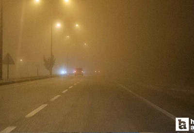 Ankara - Konya kara yolunda görüş mesafesi 20 metreye kadar düştü