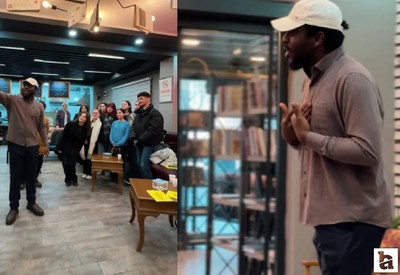 Sincan Belediyesi Kitap Kafe'de öğrencilere İngilizce eğitimi veriliyor