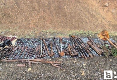 Bakanlık operasyon bölgesinde ele geçirilen mühimmatları paylaştı