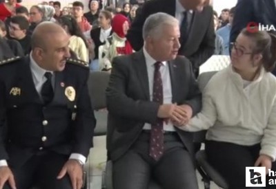 Ankara'da polis ekiplerinden engelli çocuklara özel etkinlik