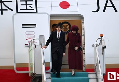 Japonya Veliaht Prensi ve Prensesi resmi ziyaret için Ankara'ya geldiler