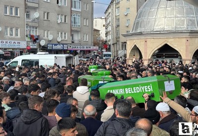 Kalecik’teki kazada hayatını kaybeden anne ve çocukları defnedildi