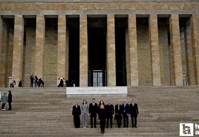 Türkiye Tenis Federasyonu yönetiminden Anıtkabir’e ziyaret