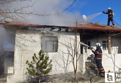 Çankırı’da tek katlı müstakil evde korkutan yangın