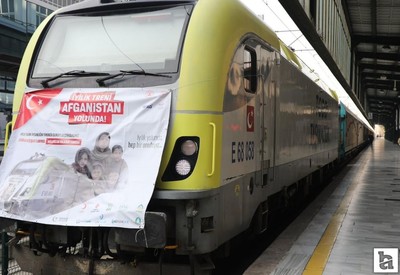 Ankara'dan Afganistan'a yardım treni gönderildi