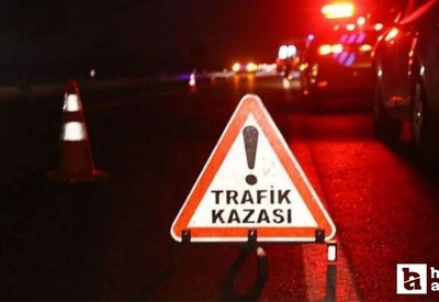 Sincan'da kaza yapan araç yanarak küle döndü