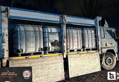 Nevşehir'de üretilip Ankara'ya getirilmek istenen 8 bin litre kaçak içki yakalandı!