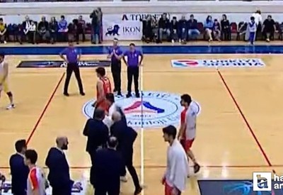 Halil Üner maç sonu rakip sporcuya yumruk attı