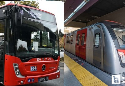 Ankara'da bugün 31 Aralık akşamı Ankaray, metro ve otobüsler kaça kadar açık çalışıyor?