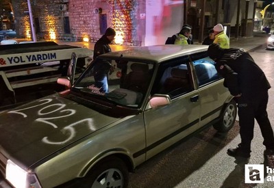 Çorum'da yeni yılı kutlayan sürücü 2025'e trafik cezasıyla girdi!