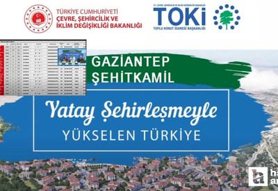 Gaziantep Güneyşehir TOKİ kura sonuçları GBB 3 etap isim listesi sorgulama!
