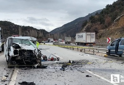 Çorum'da zincirleme kaza! Ölü ve yaralılar var!