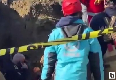 Ankara Polatlı'da inşaatta göçük kazası