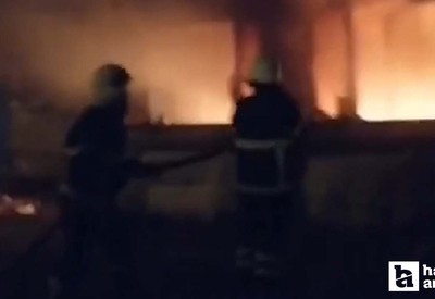 Kırıkkale'de baraka yangını paniğe neden oldu