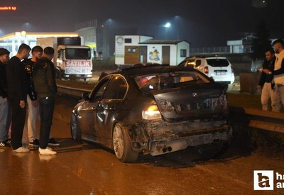 Kırıkkale'de zincirleme trafik kazasında 1 kişi yaralandı