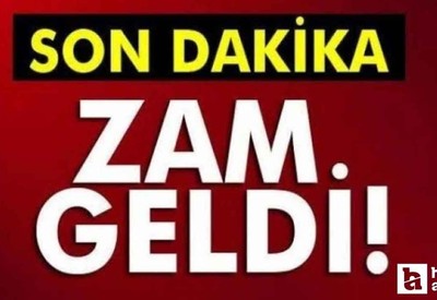 59 TL birden zam geldi! Gece yarısı yürürlüğe girdi