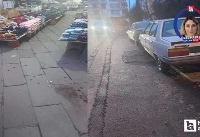 Keçiören kaldırımları istila altında! Vatandaş yürüyecek yol bulamıyor