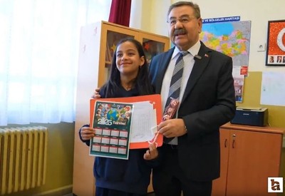 Gölbaşı Belediye Başkanı Odabaşı öğrencilerin karne mutluluğunu paylaştı