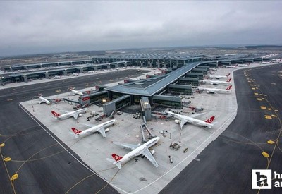Yarıyıl tatili yoğunluğu İstanbul Havalimanı'na yansıdı