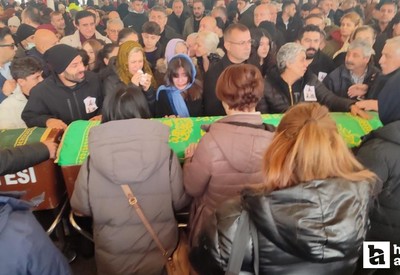 Yangına ailecek yakalandılar! Sarıtaş ailesi Ankara'da toprağa verildi