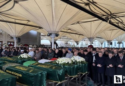 Bolu yangınında hayatını kaybedenler Karşıyaka Mezarlığı'na defnedildi