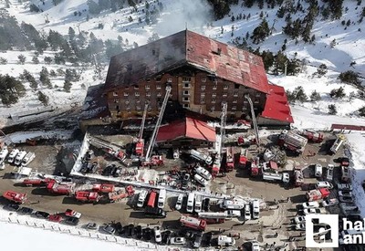 Bolu'daki otel yangınında hayatını kaybeden aile Başkent'te defnedildi