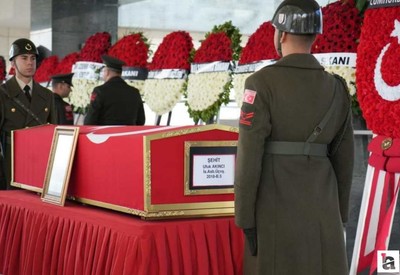 Şehit Astsubay Ufuk Akıncı Ankara'da defnedildi
