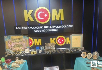 Ankara'da tarihi eser kaçakçılarına operasyon: 12 şüpheli yakalandı
