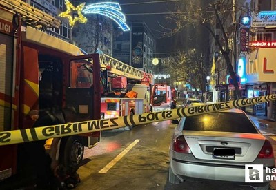 Çankaya'da 5 katlı binada korkutan yangın: 3 yaralı, 6 kişi dumandan etkilendi