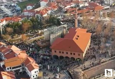 Miraç Kandili'nde Ankaralılar Hacı Bayram-ı Veli Camii'ne akın ettiler
